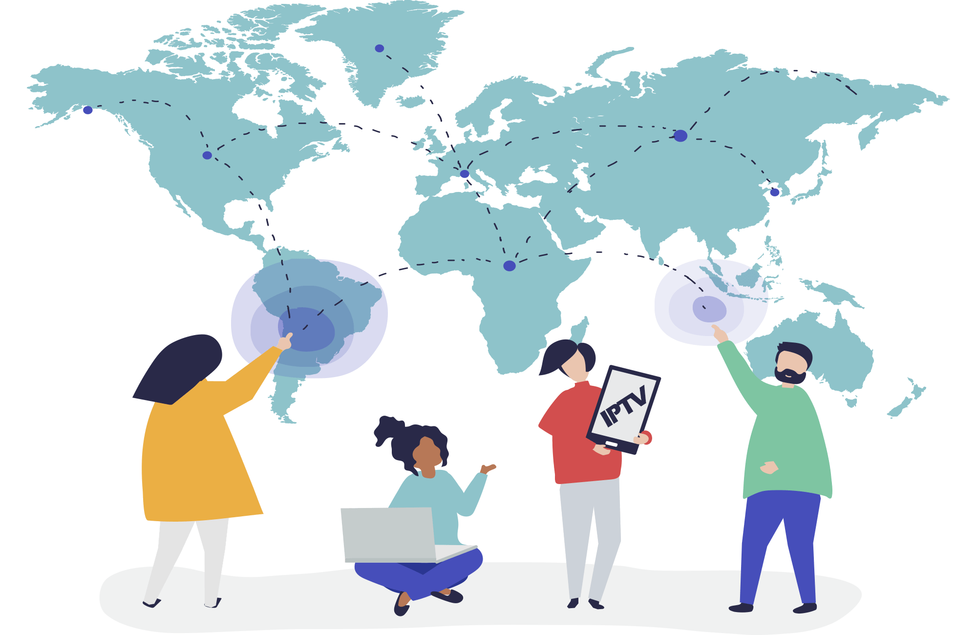 Worldwide IPTV channels